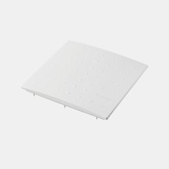 Frontplatte Design F, mit Noppen, weiss