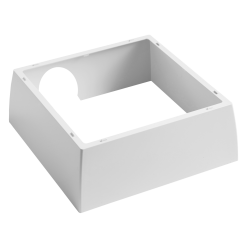 Aufputzrahmen compact für Kasten -Ausblas seitlich-