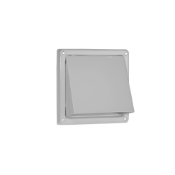 Außenhaube 160x160mm-V2A-weiss H= 70mm, AWH100/80 od. AIRONOVA ALD 100